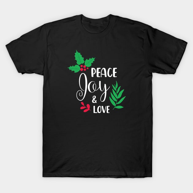 Peace Day and Love - Merry Christmas Gift T-Shirt by xoclothes